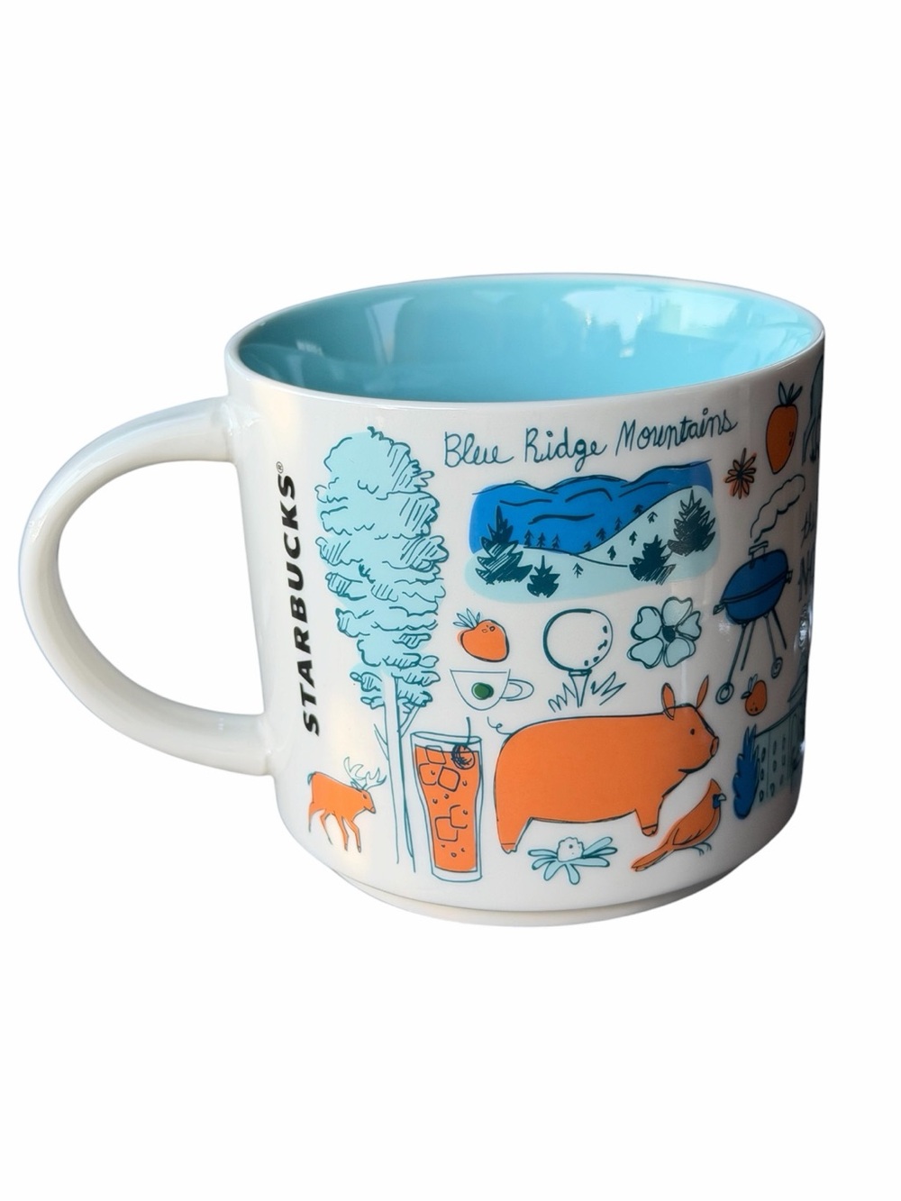 Starbucks North Carolina 14oz Ceramic Mug “Been There Series” - Picture 2 of 5